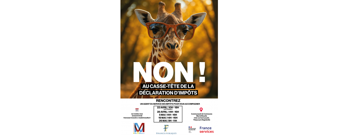 Déclaration d’Impôts 2025 : Des Ateliers pour vous accompagner !
