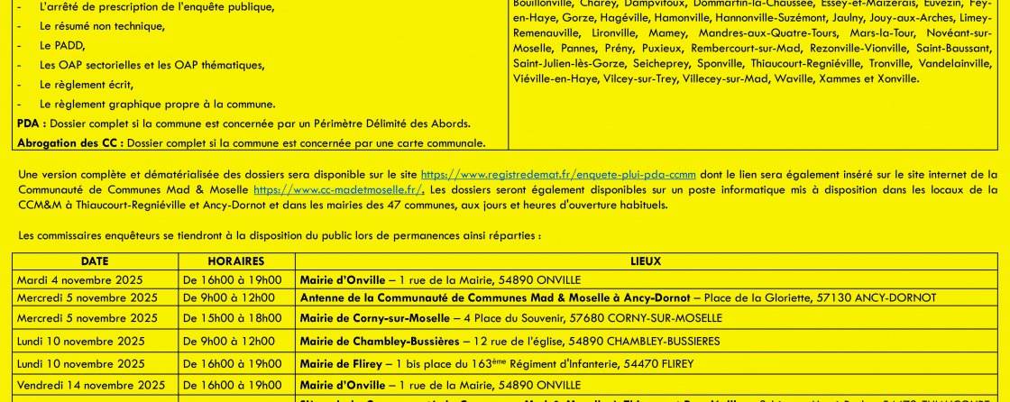 Enquête Publique PLUi