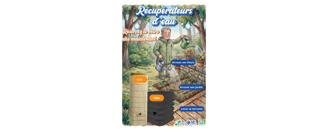 Récupérateurs d'eau